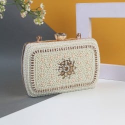 Women Off-White Hand Bags Evening Bag