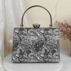 Women Grey Hand Bags Evening Bag