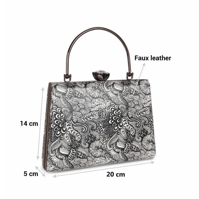 Mochi Women Grey Hand Bags Evening Bag (SKU: 38-152-14-10)