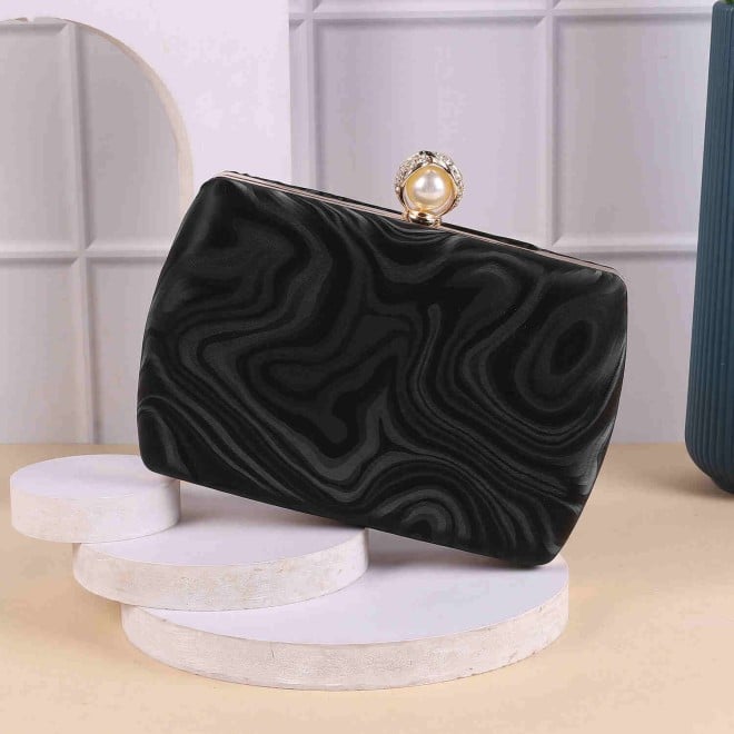 Mochi Women Black Party-Fashion Clutches (SKU: 38-153-11-10)