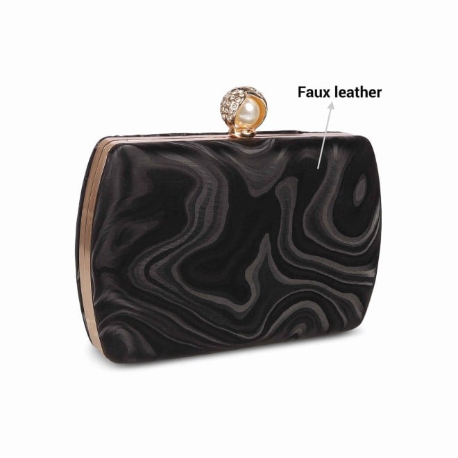 Mochi Women Black Party-Fashion Clutches (SKU: 38-153-11-10)