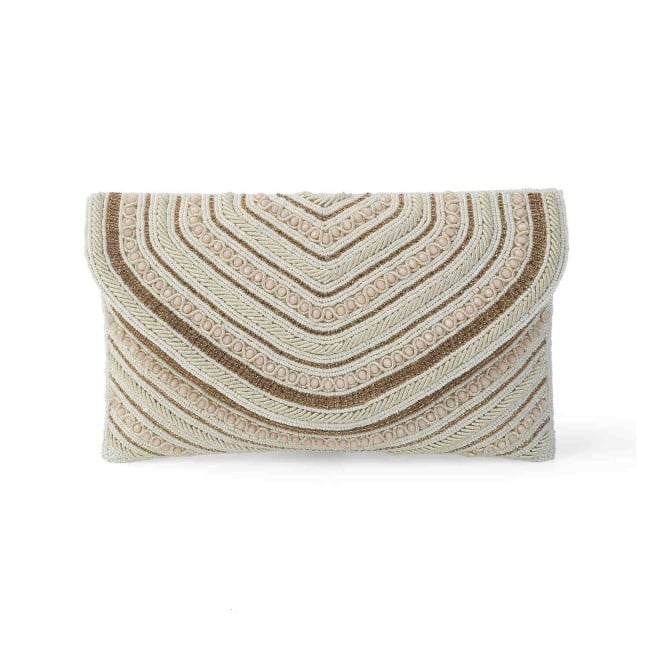 Mochi Women Off White Ethnic-Wedding Clutches (SKU: 38-160-66-10)