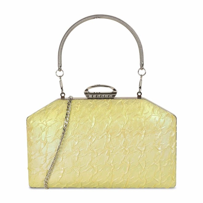 Mochi Women Yellow Ethnic-Wedding Clutches (SKU: 38-166-33-10)