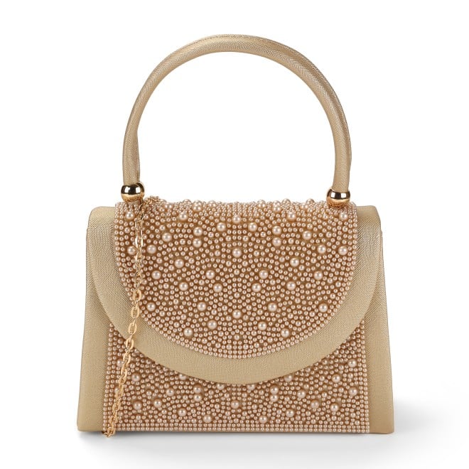 Mochi Women Gold Hand Bags Evening Bag