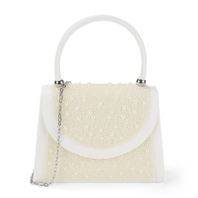 Mochi Women White Hand Bags Evening Bag