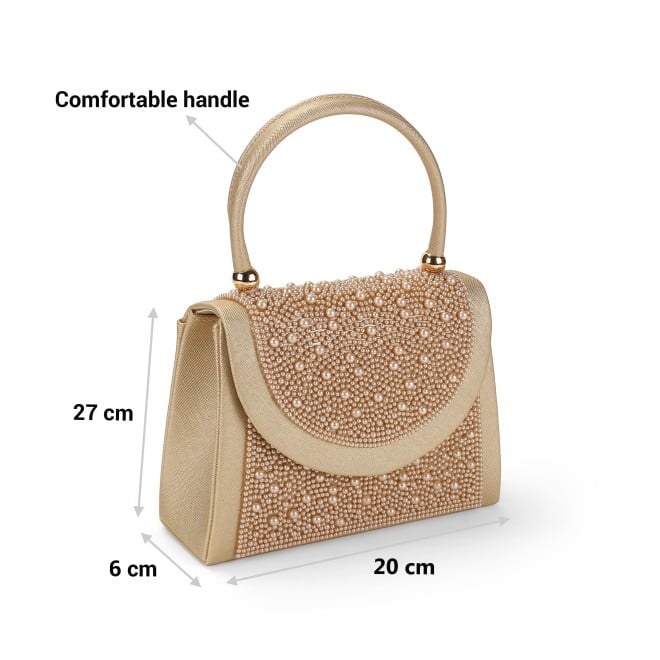 Mochi Women Gold Hand Bags Evening Bag (SKU: 38-174-15-10)