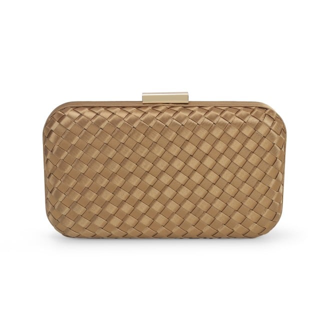 Mochi Women Gold Hand Bags Box Clutch (SKU: 38-184-15-10)