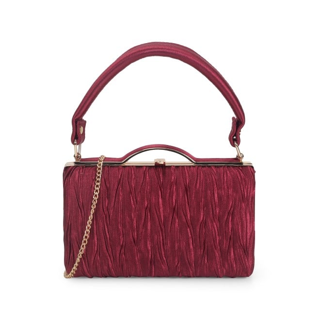 Mochi Women Maroon Hand Bags Evening Bag