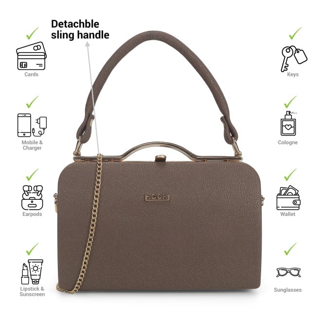 Mochi Women Bronze Hand Bags Evening Bag (SKU: 38-195-46-10)