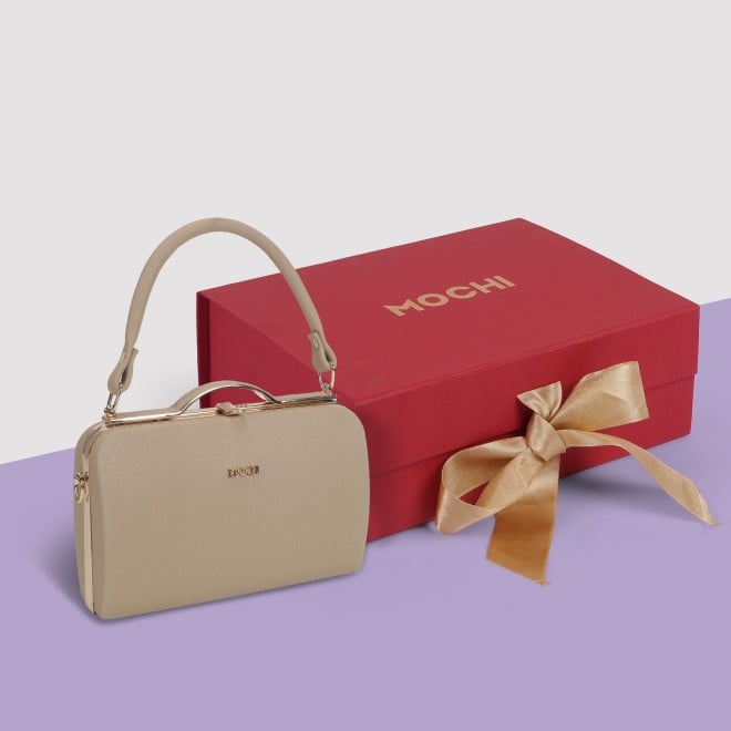 Mochi Women Beige Hand Bags Evening Bag (SKU: 38-195-20-10)