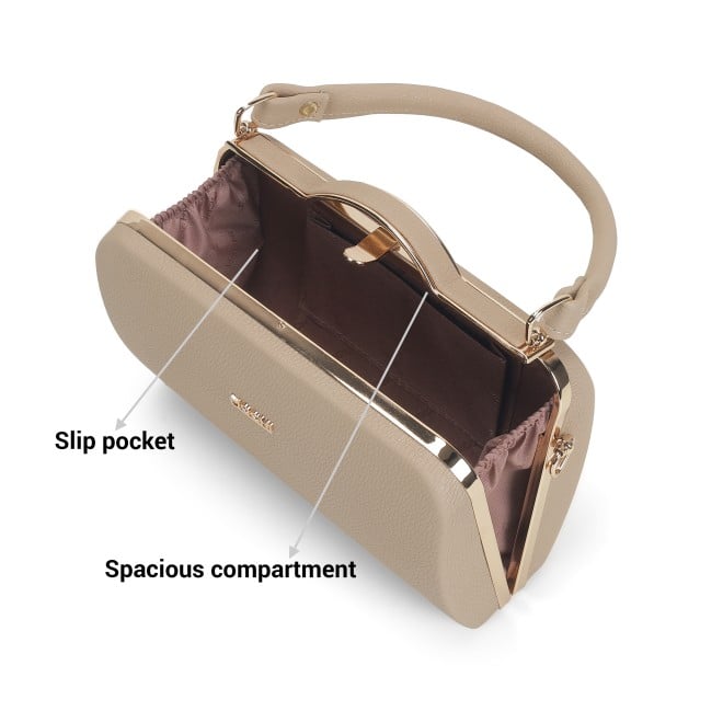 Mochi Women Beige Hand Bags Evening Bag (SKU: 38-195-20-10)