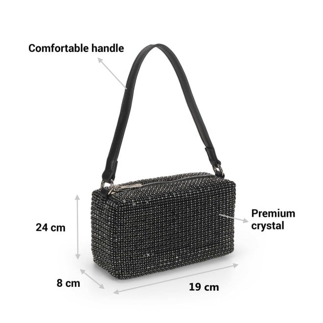 Mochi Women Black Party Fashion Handbags (SKU: 38-201-11-10)