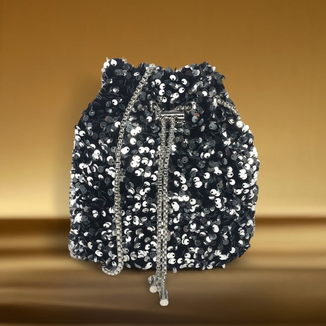 Mochi Women Black Potlis