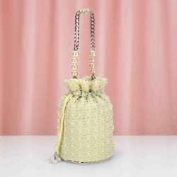 Women Light green Ethnic Wedding Handbags