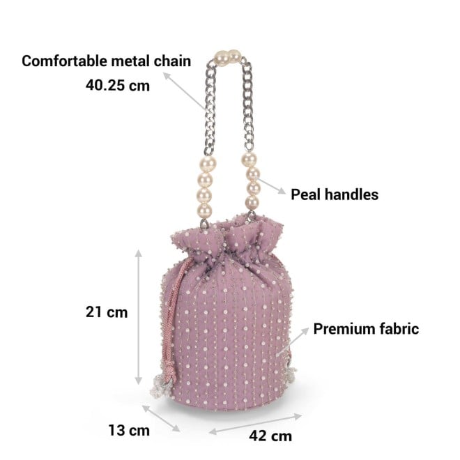 Mochi Women Purple Ethnic Wedding Handbags (SKU: 38-205-26-10)
