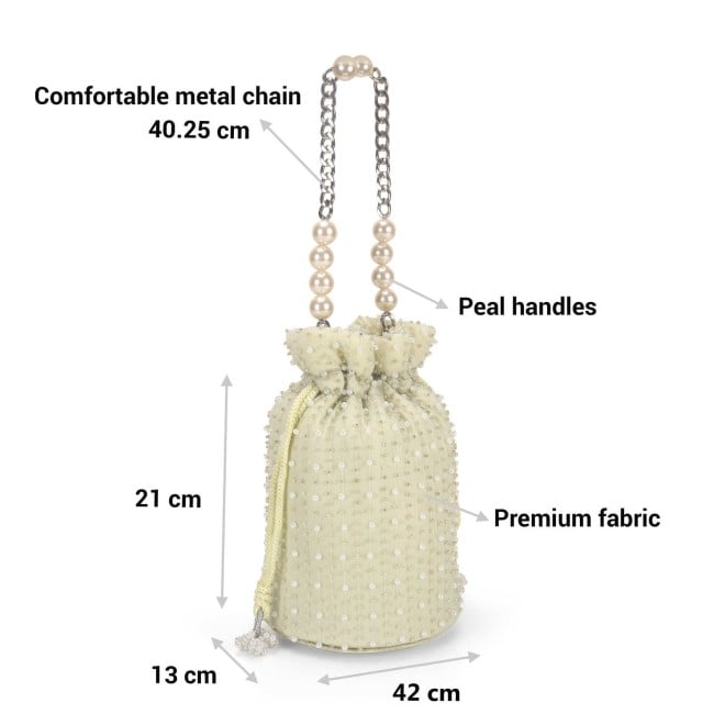 Mochi Women Light green Ethnic Wedding Handbags (SKU: 38-205-60-10)