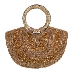 Women Antique-Gold Hand Bags Evening Bag