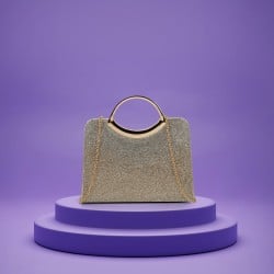 Women Gold Evening Bag