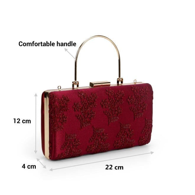 Mochi Women Maroon Evening Bag (SKU: 38-241-44-10)