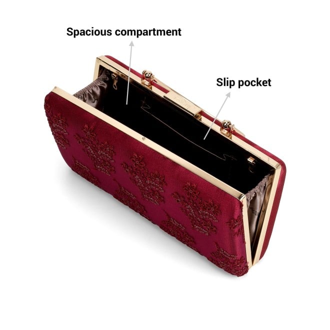 Mochi Women Maroon Evening Bag (SKU: 38-241-44-10)