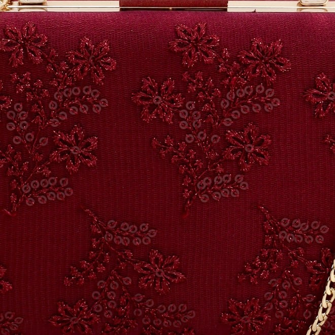 Mochi Women Maroon Evening Bag (SKU: 38-241-44-10)