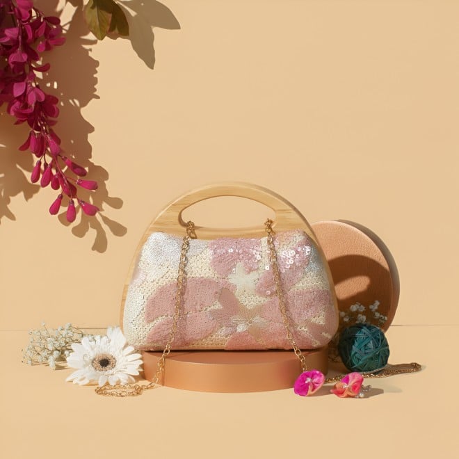 Mochi Women Pink Evening Bag