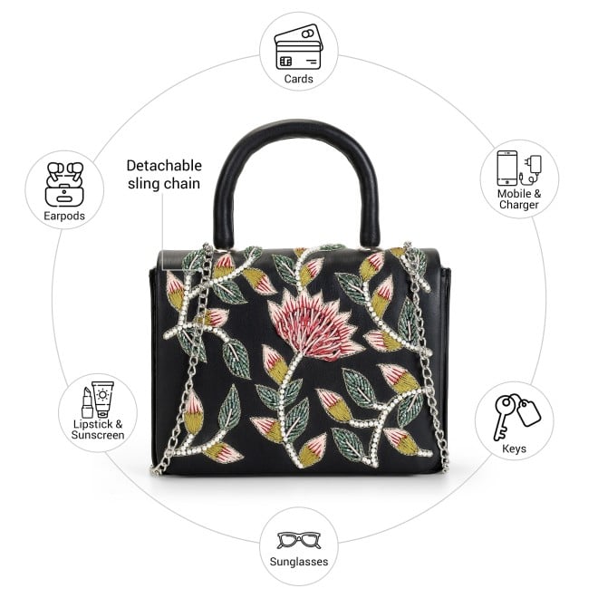 Mochi Women Black Evening Bag (SKU: 38-256-11-10)