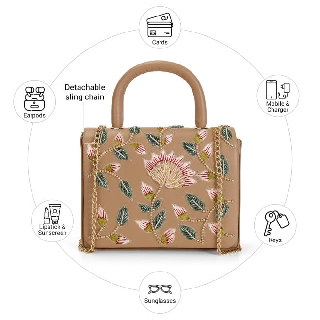 Mochi Women Beige Evening Bag (SKU: 38-256-20-10)