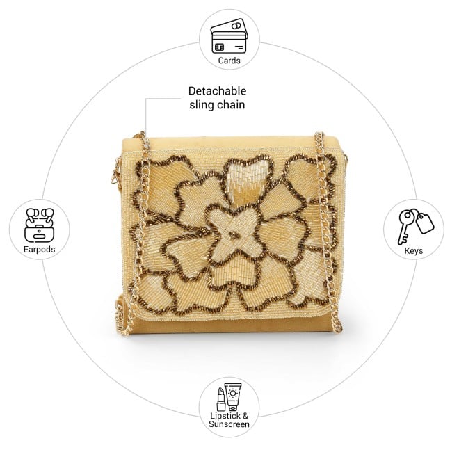 Mochi Women Gold Evening Bag (SKU: 38-258-15-10)