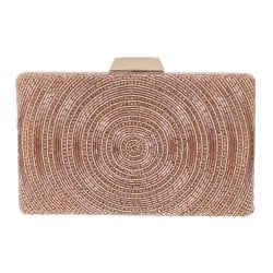 Women Rose-Gold Hand Bags Clutches