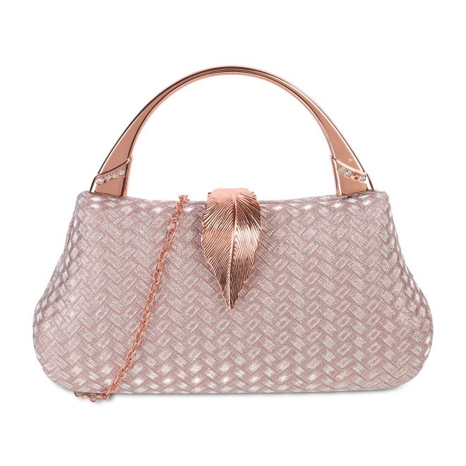 Mochi Women Rose-Gold Hand Bags Evening Bag