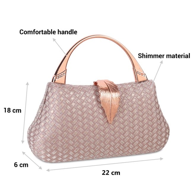 Mochi Women Rose-Gold Hand Bags Evening Bag (SKU: 38-44-52-10)