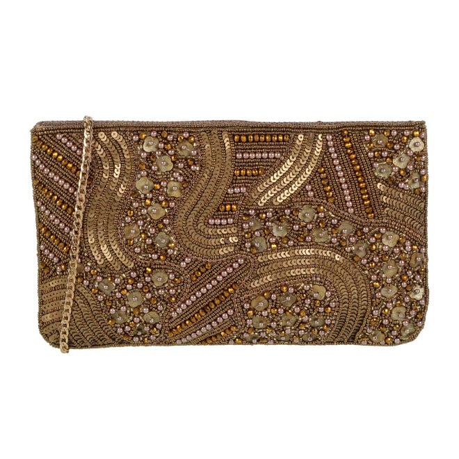 Mochi Women Antic-gold Clutch