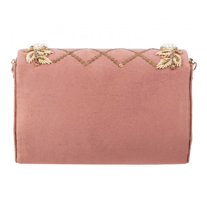 Mochi Women Pink  Flap Clutch (SKU: 38-6616-24-10)