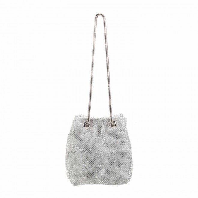 Mochi Silver Womens Bags Clutches