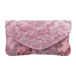Mochi Pink Hand Bags Envelope Clutch