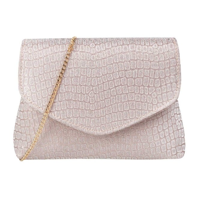 Mochi Rose-Gold Hand Bags Envelope Clutch