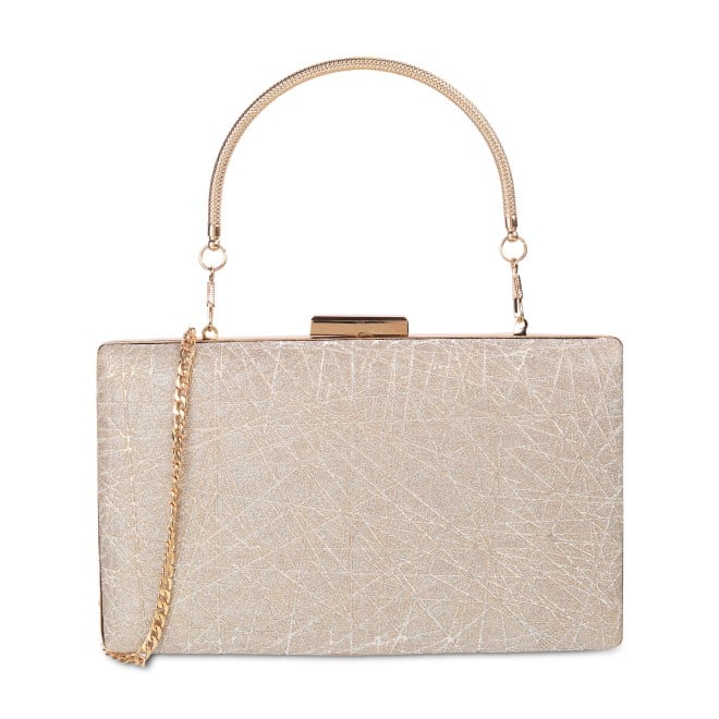 Mochi Women Gold Hand Bags Clutches (SKU: 38-7700-15-10)