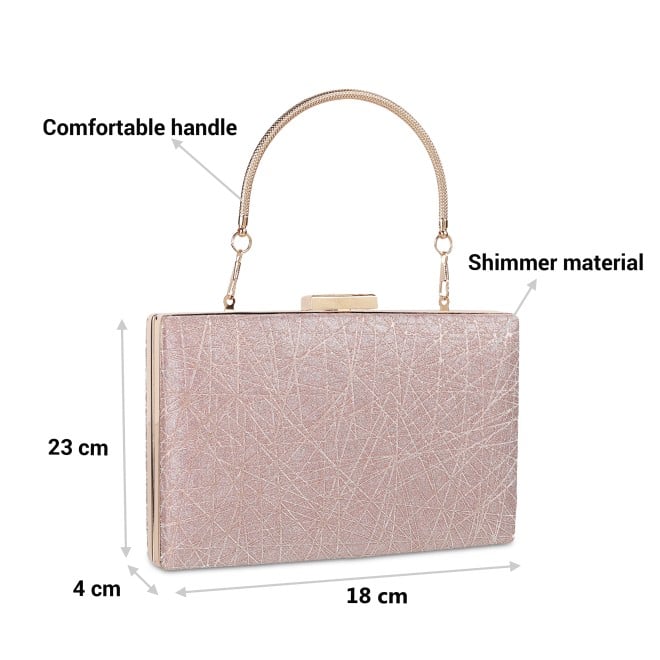 Mochi Women Rose-Gold Hand Bags Clutches (SKU: 38-7700-52-10)