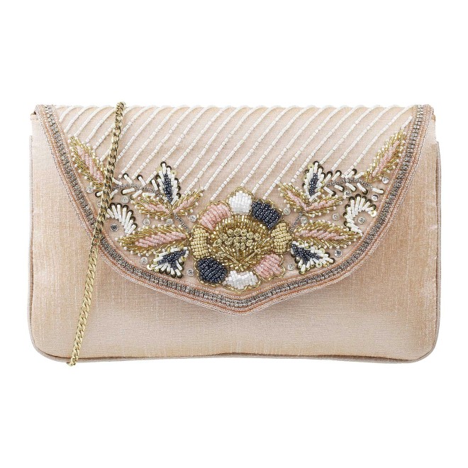 Mochi Women Rose-Gold Evening Bag