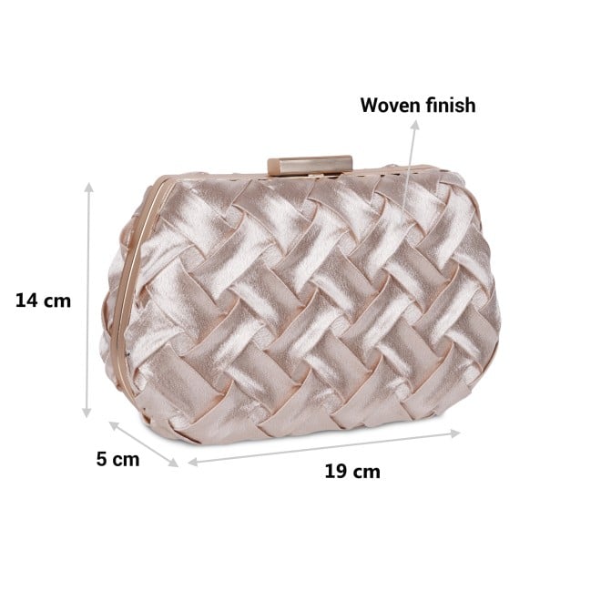 Mochi Women Gold Hand Bags Clutches (SKU: 38-83-15-10)