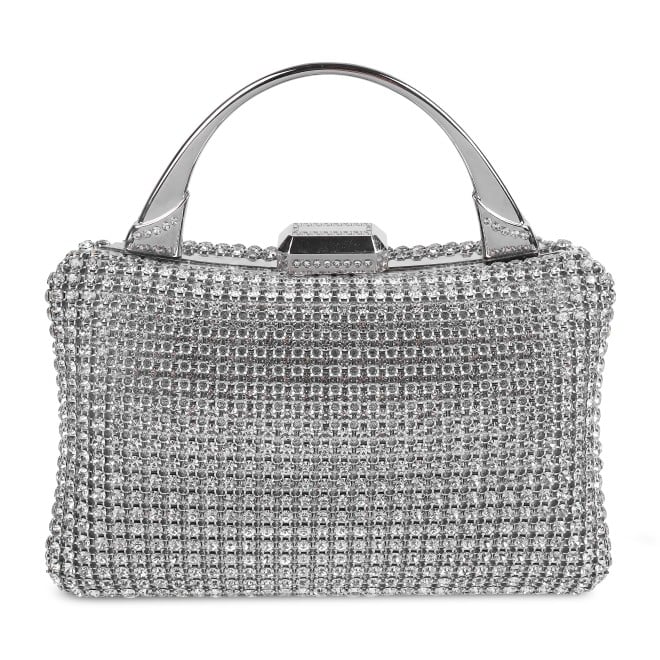 Mochi Women Silver Hand Bags Evening Bag