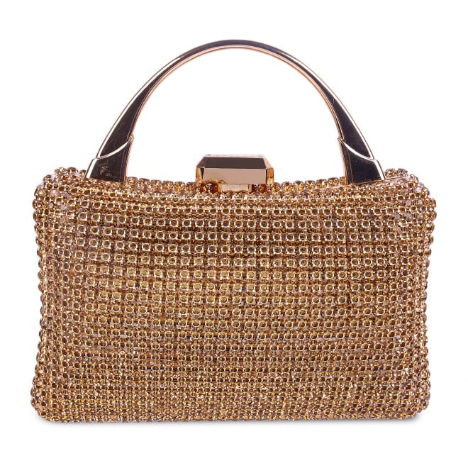 Mochi Women Gold Hand Bags Evening Bag (SKU: 38-89-15-10)