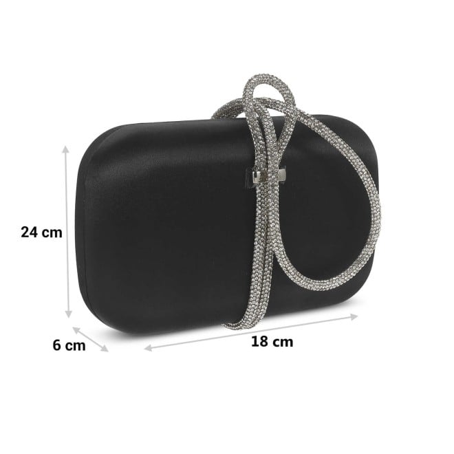 Mochi Women Black Ethnic-Wedding Clutches (SKU: 38-97-11-10)