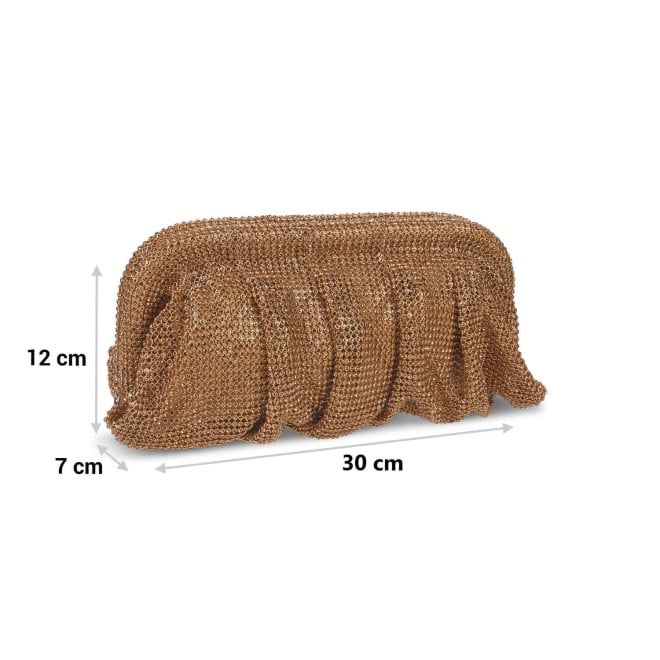 Mochi Women Gold Ethnic-Wedding Clutches (SKU: 38-99-15-10)