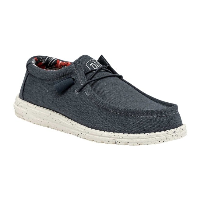 HEYDUDE Men Blue-suede Casual Sneakers (SKU: 397-40022-39-8)