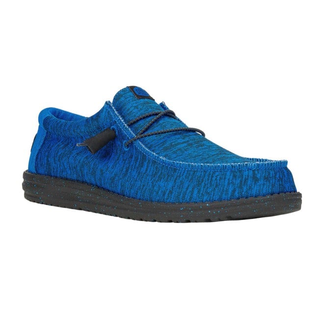 HEYDUDE Men Black-blue Casual Sneakers (SKU: 397-40536-77-10)