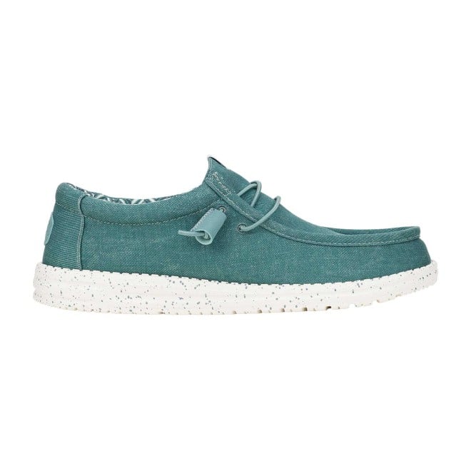 HEYDUDE Men Green-suede Casual Sneakers (SKU: 397-40700-36-9)