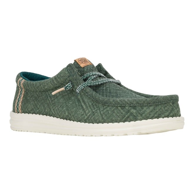 HEYDUDE Men Green Casual Sneakers