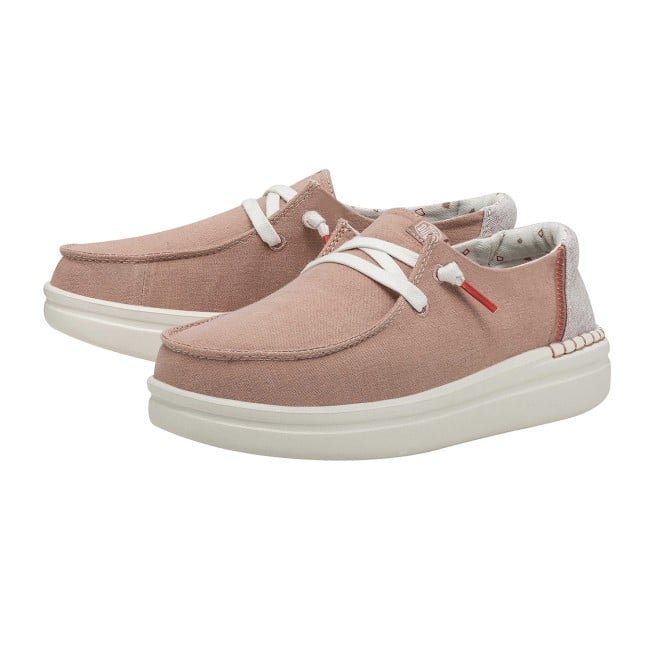 HEYDUDE Women Light-pink Casual Sneakers (SKU: 398-40074-78-7)